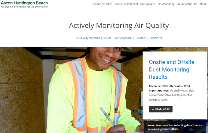 Actively Monitoring Air Quality